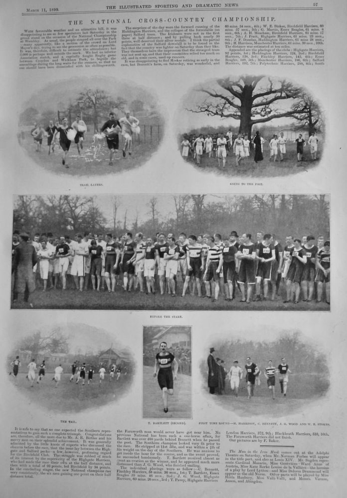 The National Cross-Country Championship.  1899.