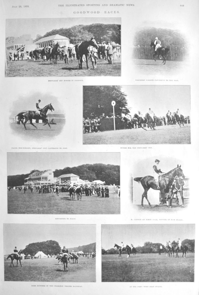 Goodwood Races.  July 1899.