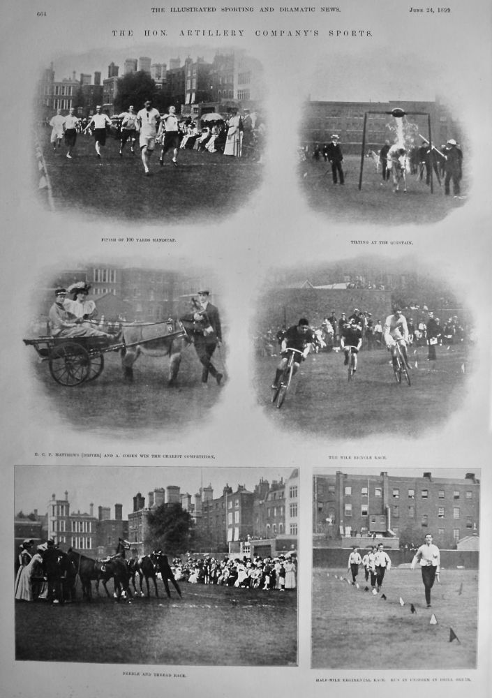 The Hon. Artillery Company's Sports.  1899.