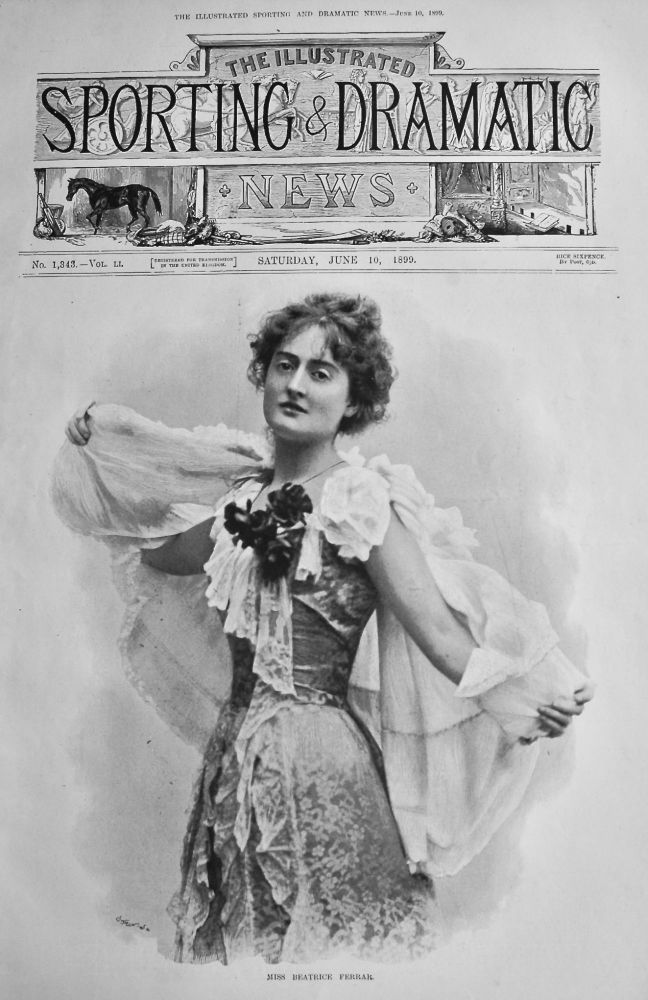 Miss Beatrice Ferrar.  1899.