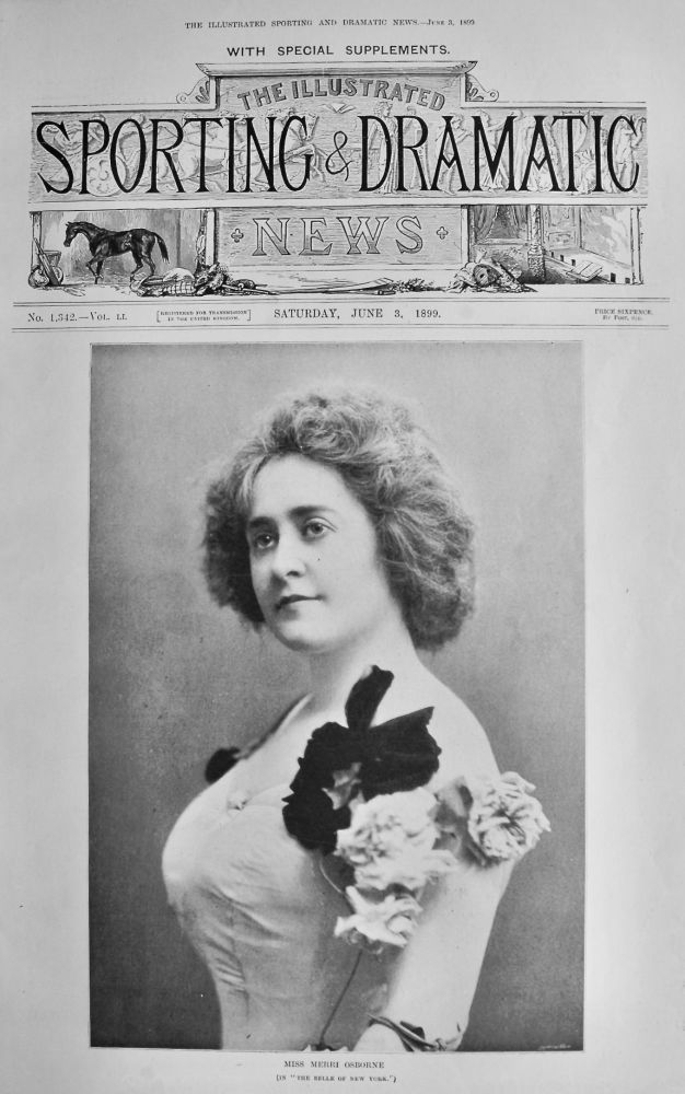 Miss Merri Osborne.  1899. (Actress).
