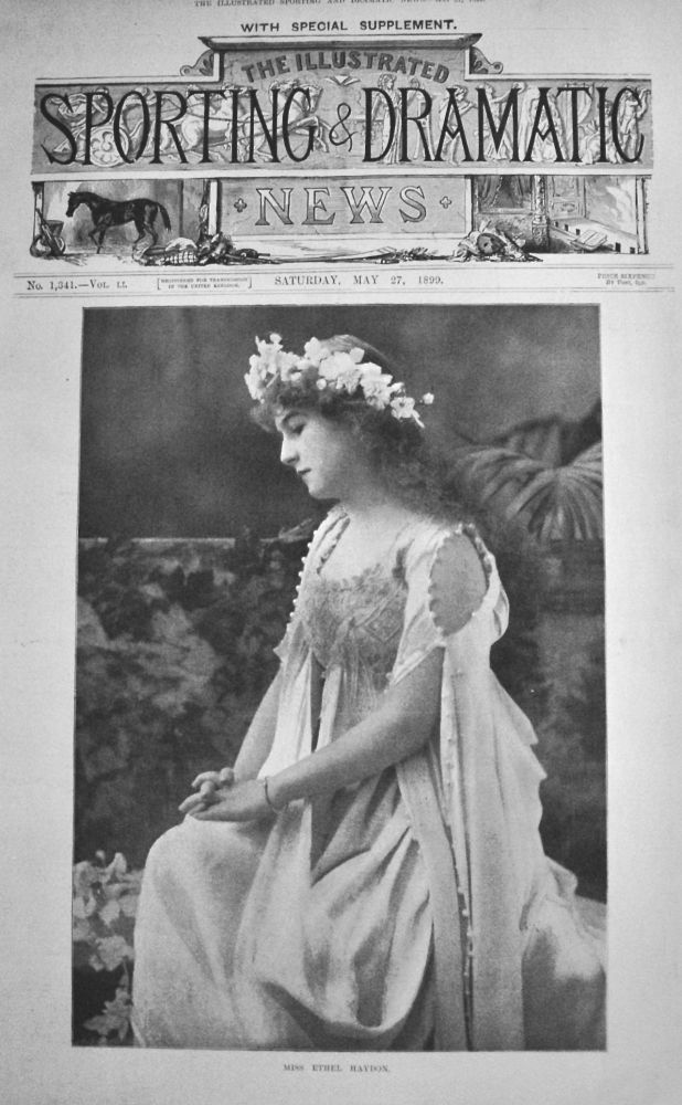 Miss Ethel Haydon.  1899. (Actress)