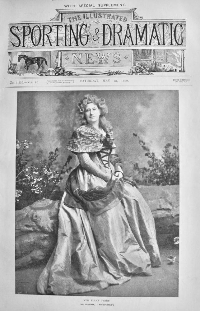 Miss Ellen Terry   (as Clarisse, "Robespierre")  1899.