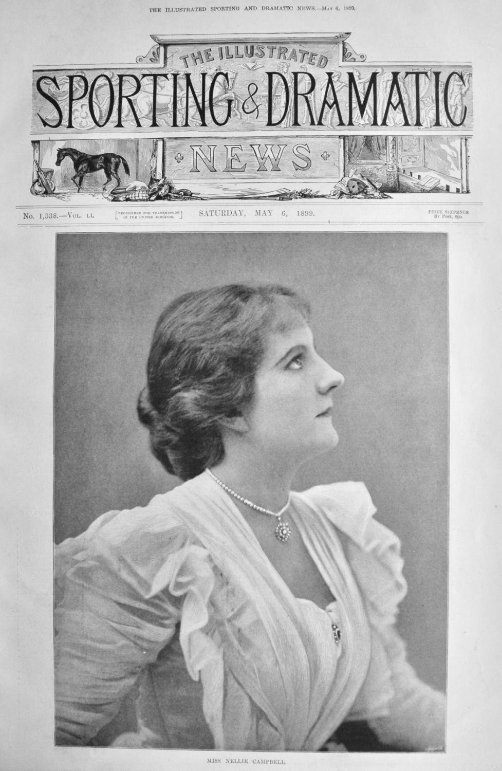 Miss Nellie Campbell.  1899.