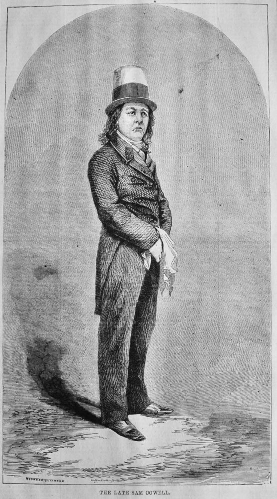 The Late Sam Cowell.  1866