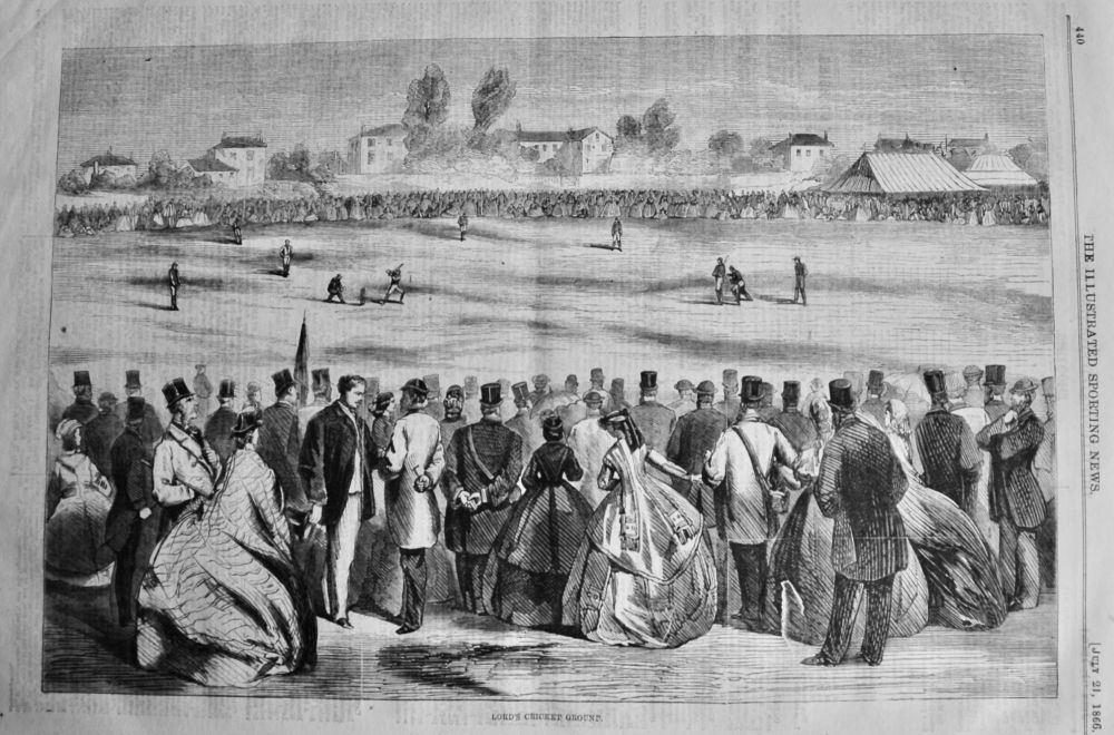 Lord's Cricket Ground.  1866.