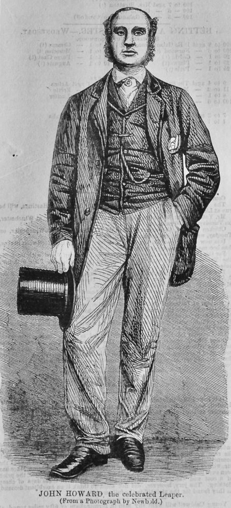 JOHN HOWARD, the celebrated Leaper,.  1866.