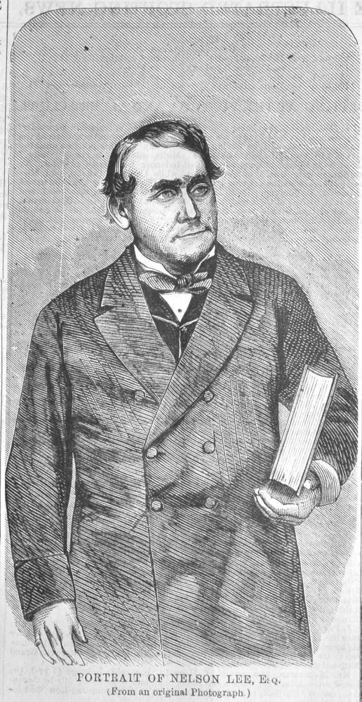 Portrait of Nelson Lee, Esq. 1866.