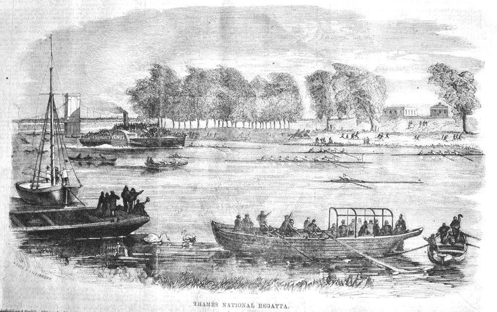 Thames National Regatta.  1866.