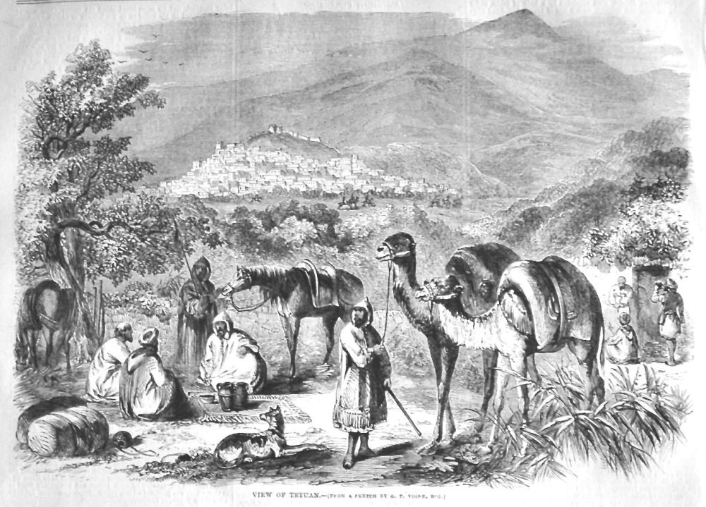 View of Tetuan. 1858. (China)