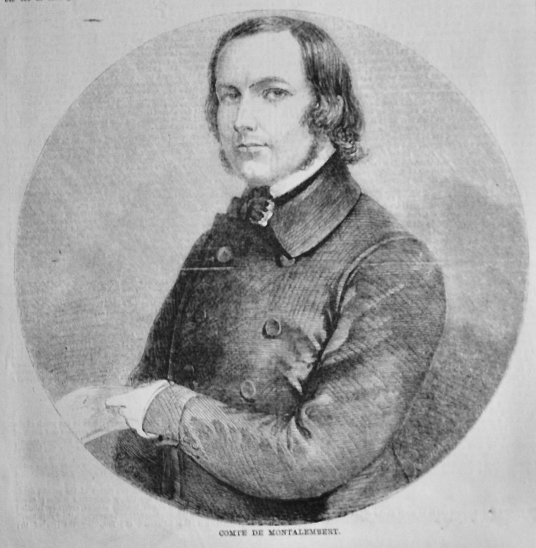 Comte De Montalembert.  1858.