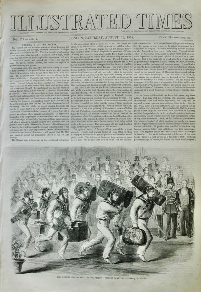 Illustrated Times, August 21, 1858
