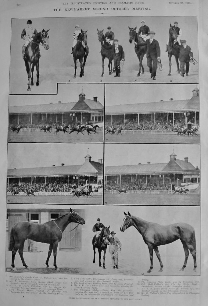 The Newmarket Second October Meeting. 1915.