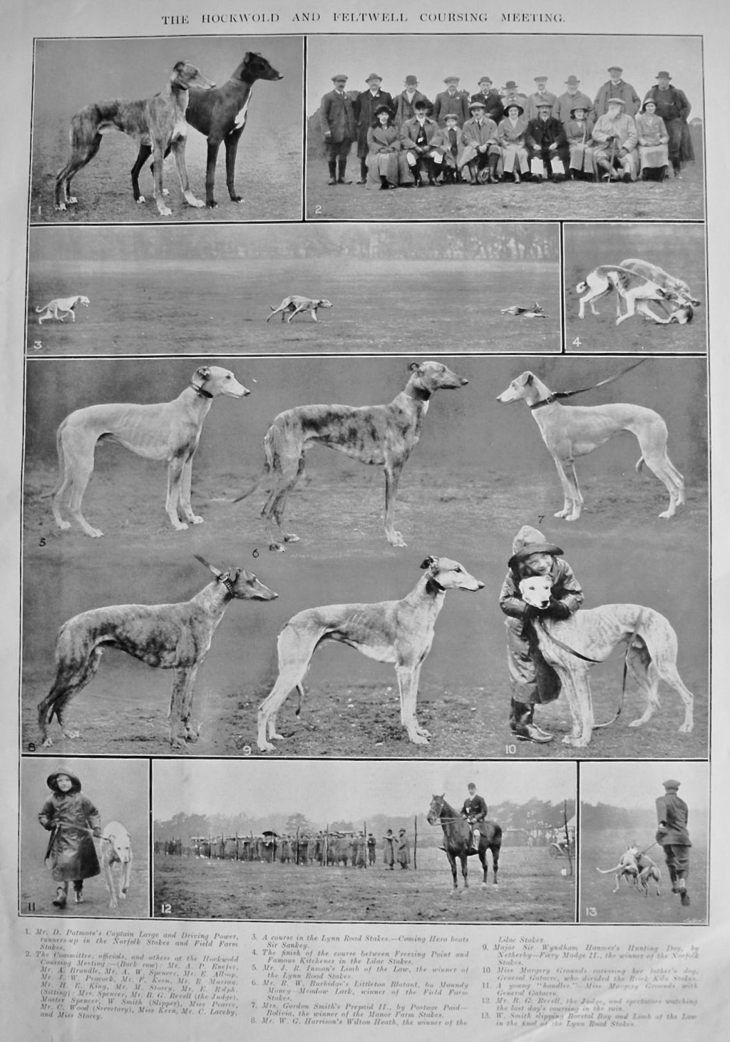 The Hockwold and Feltwell Coursing Meeting.  1915.