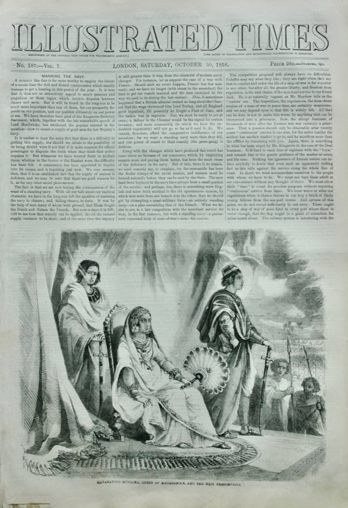 Illustrated Times, October 30, 1858