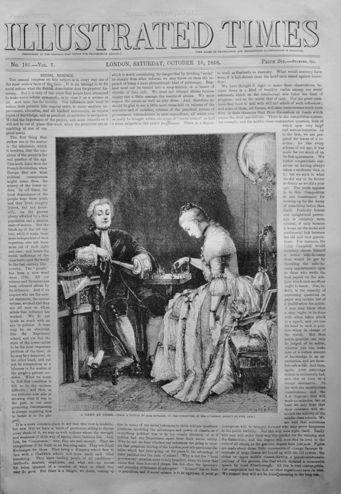 Illustrated Times, October 16, 1858