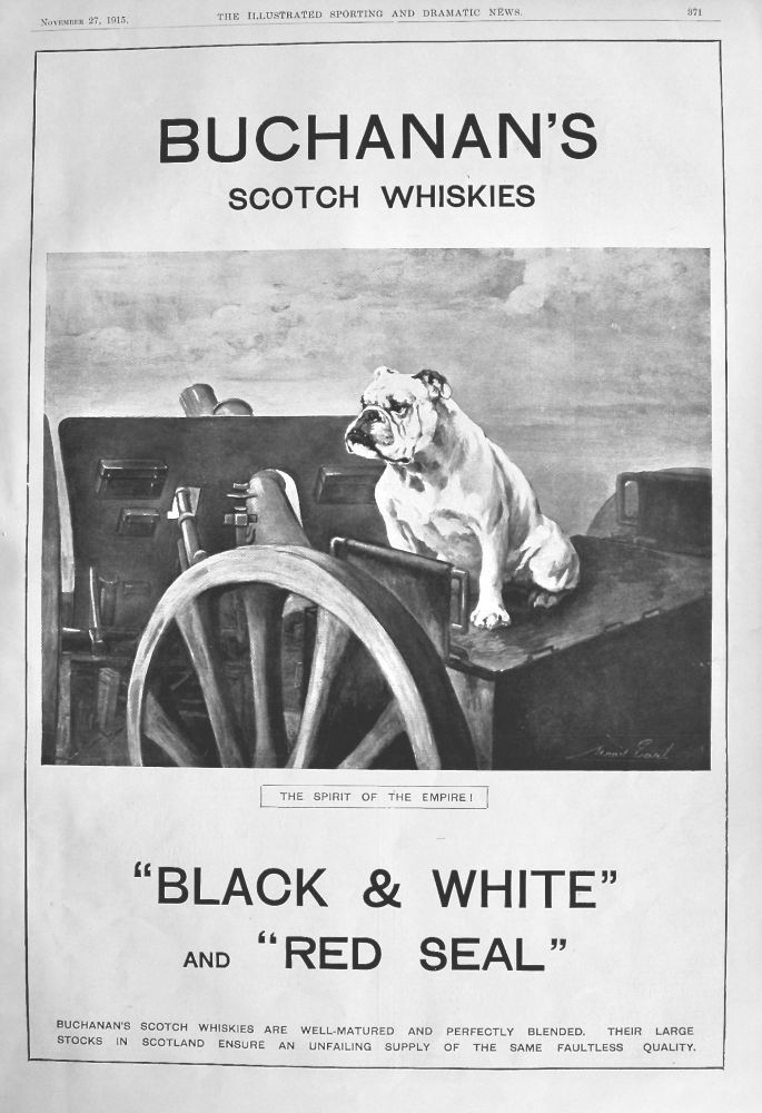 Buchanan's Scotch Whiskies.  1915.