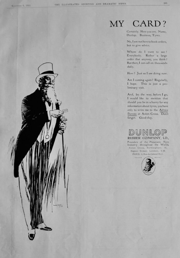 Dunlop Rubber Company .  1915.
