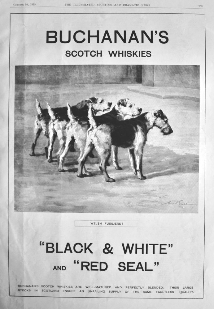 Buchanan's Scotch Whiskies. October 1915.