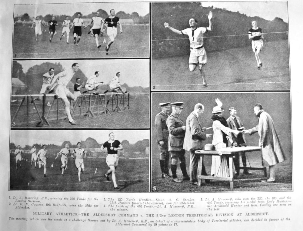 Military Athletics.- The Aldershot Command  v.  The 2/2nd  London Territori