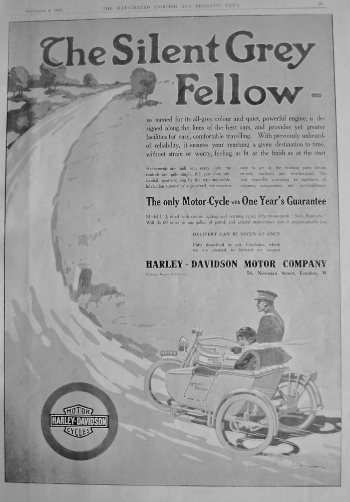 Harley-Davidson Motor Company.  1915.