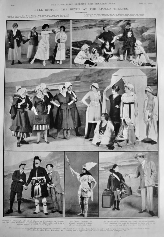 "All Scotch," the Revue at the Apollo Theatre.  1915.