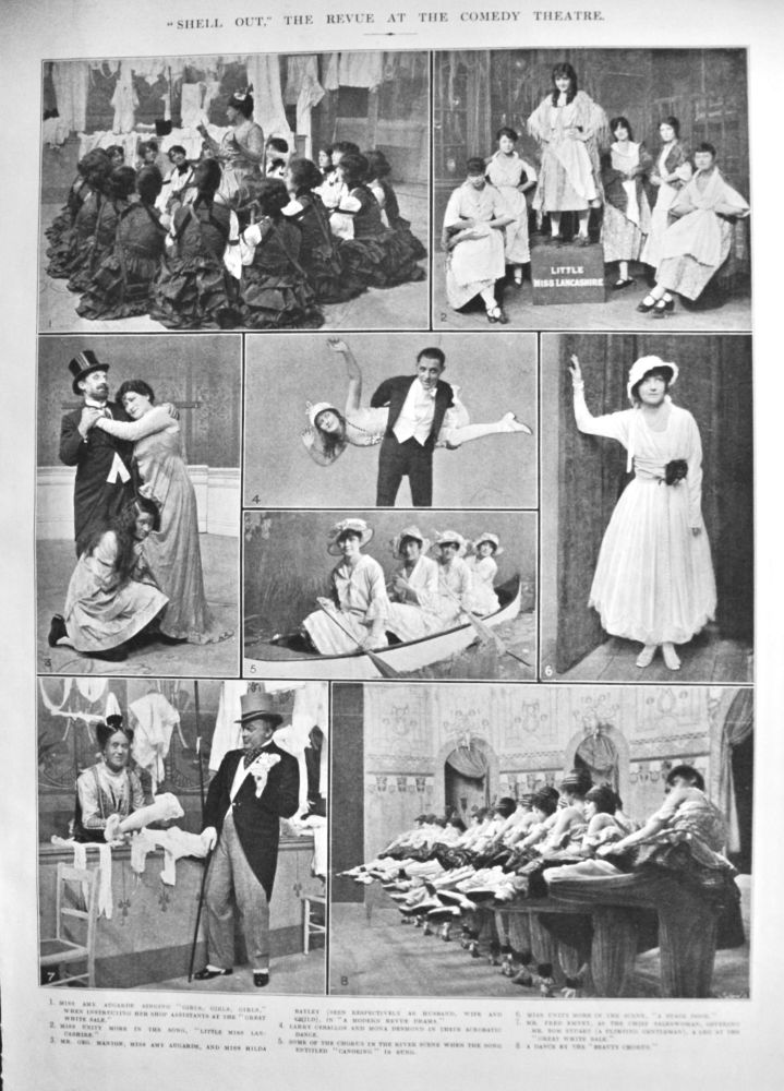 "Shell Out," the Revue at the Comedy Theatre.  1915.