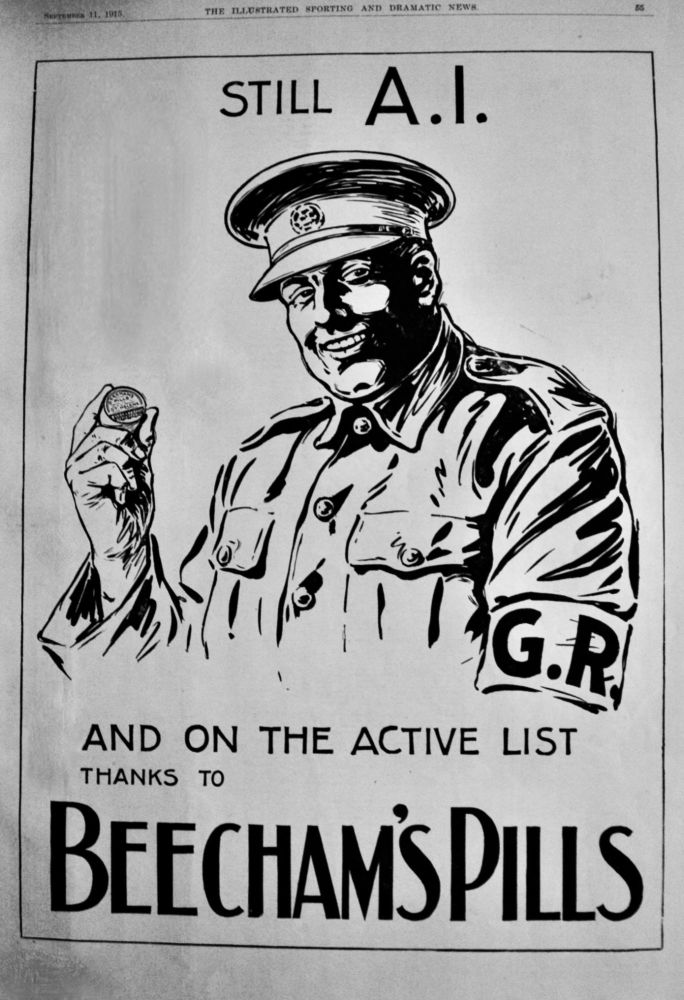 Beecham's Pills.  September 1915.