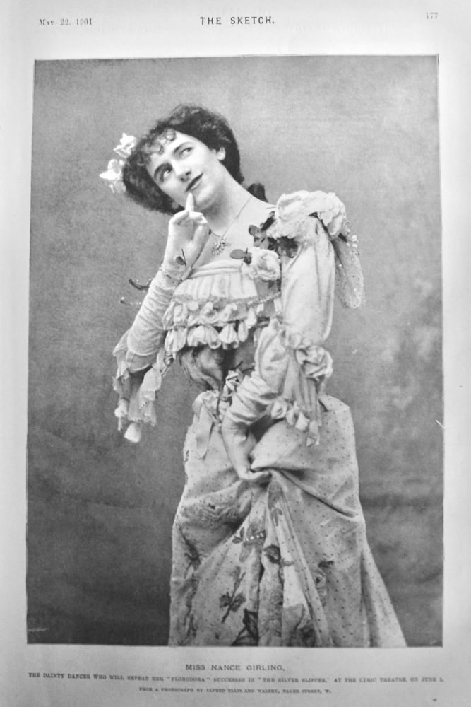 Miss Nance Girling. 1901.