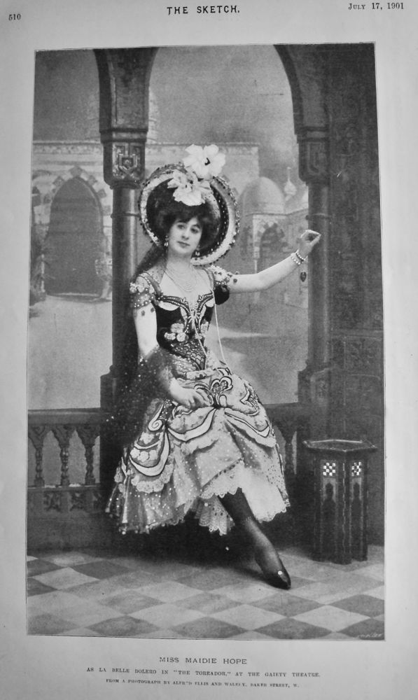 Miss Maidie Hope. 1901.