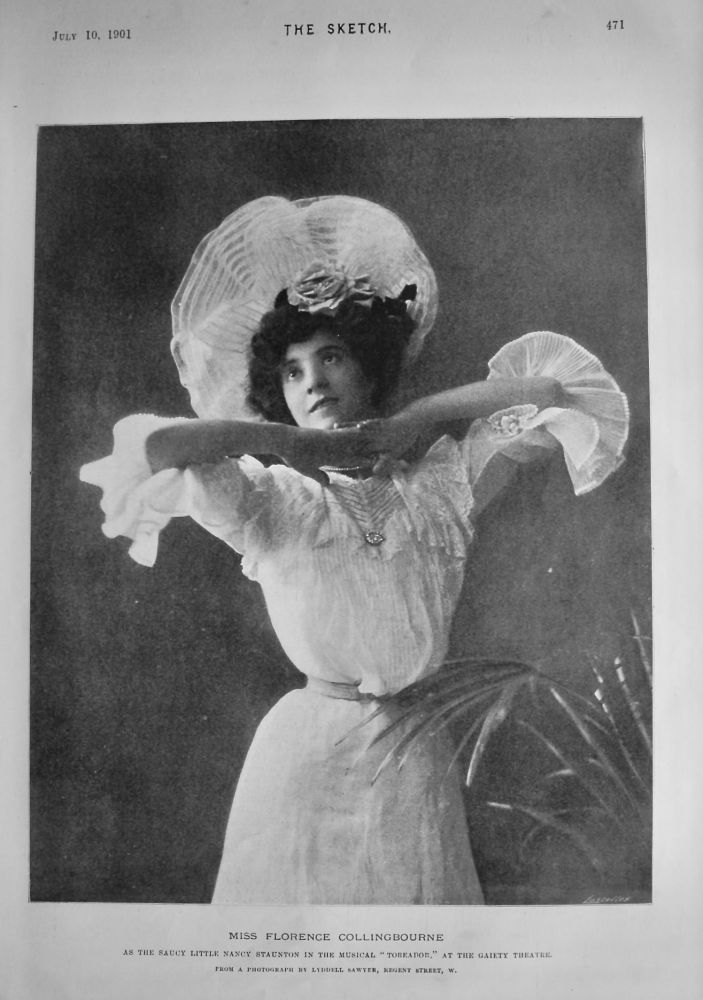 Miss  Florence  Collingbourne.  1901.
