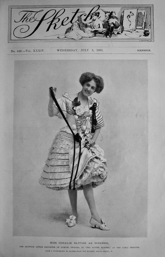 Miss Coralie Blythe as Wrenne.  1901.