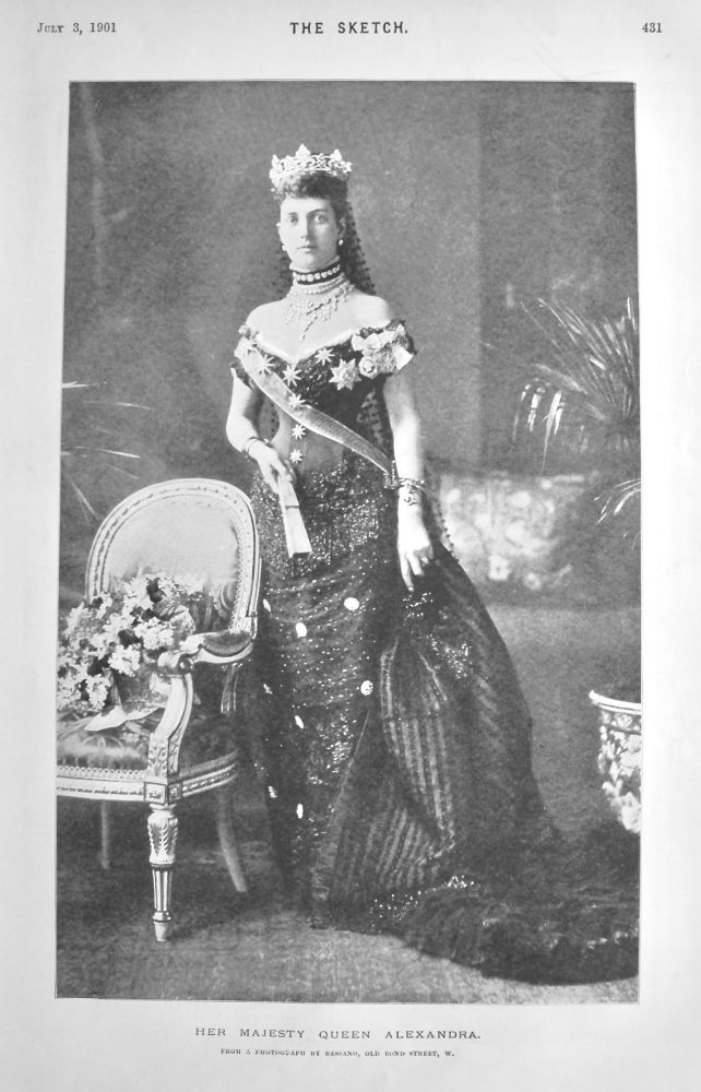 Her Majesty Queen Alexandra. 1901.