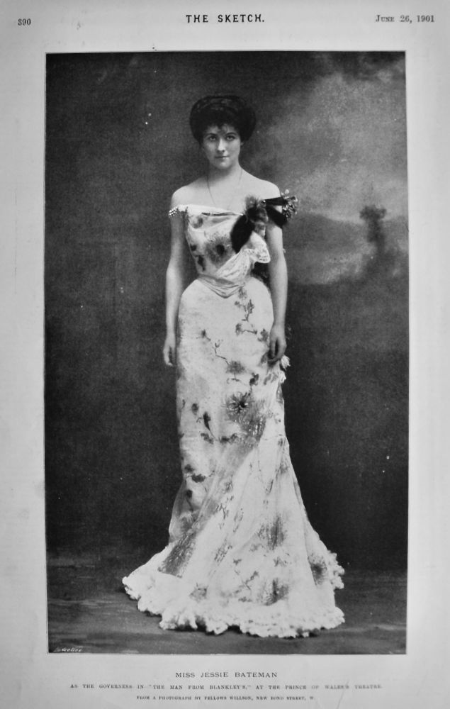 Miss Jessie Bateman, 1901. (Actress).