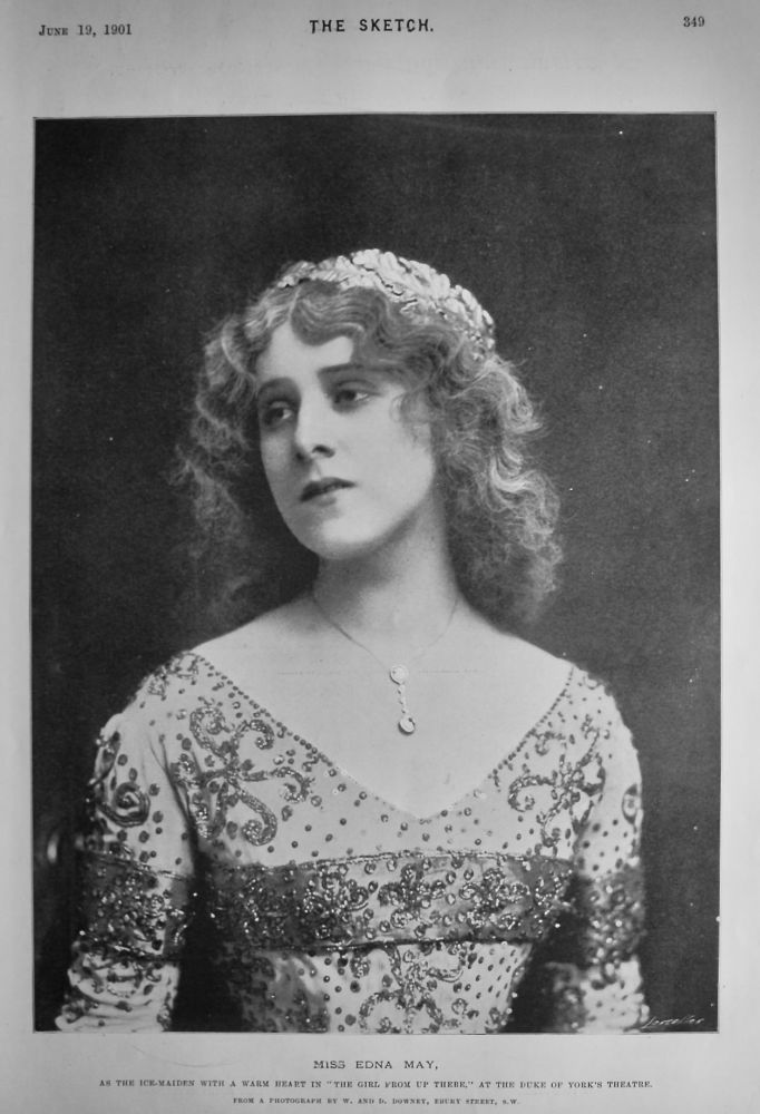 Miss Edna May.  1901.