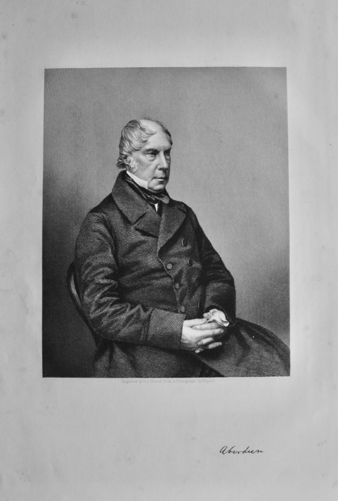 The Right Hon.  The Earl of Aberdeen.  1860.