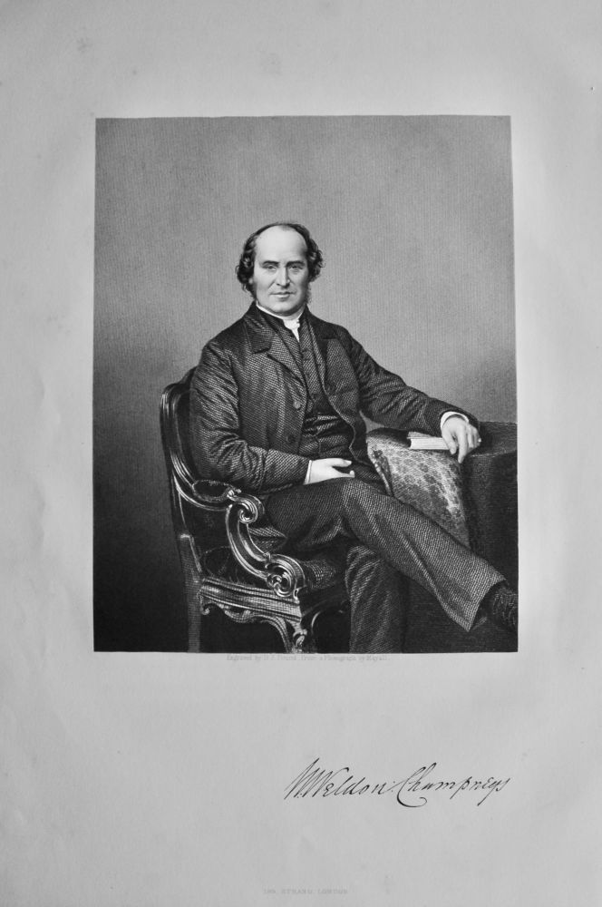 The Rev. William Weldon Champneys.  1860.