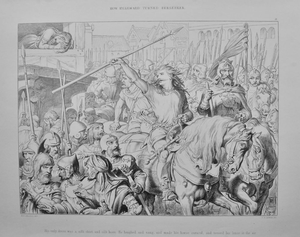 How Hereward Turned Berserker.  1870.