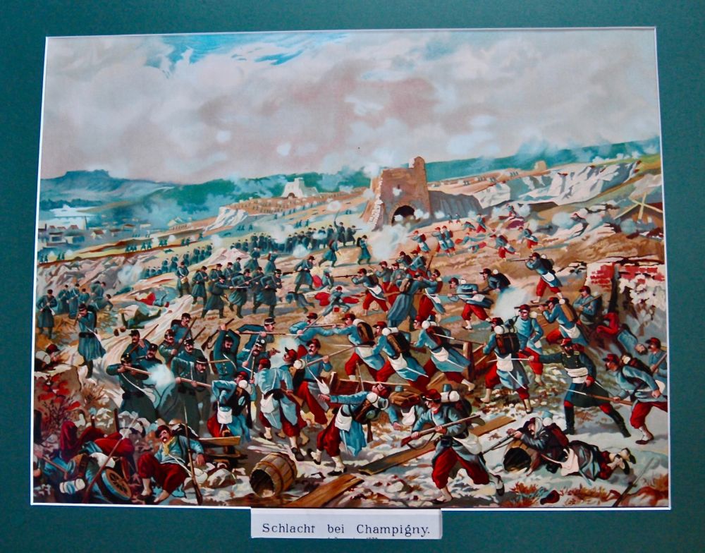 Schlacht bei Champigny am 1st December 1870. 