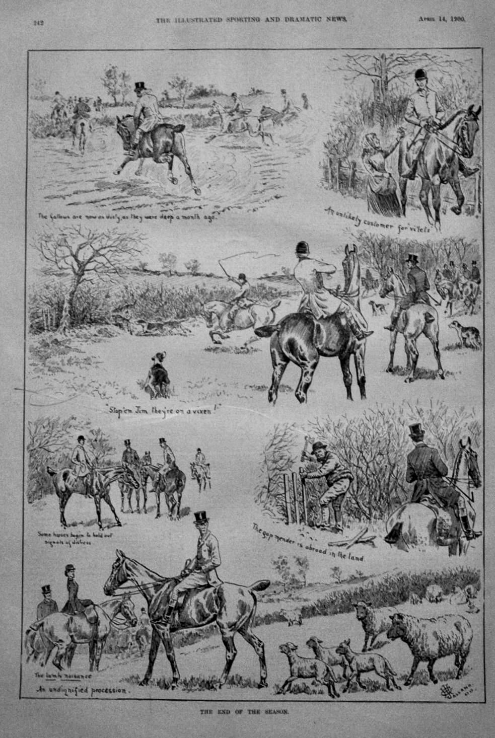 The End of the Season.  1900.