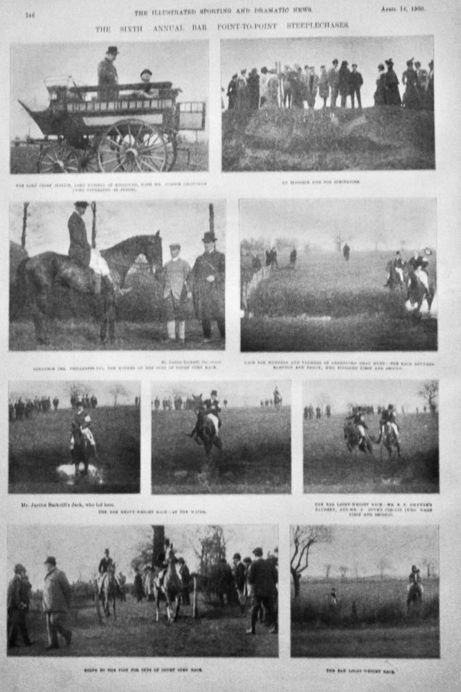 The Sixth Annual Bar Point-to-Point Steeplechases.  1900.