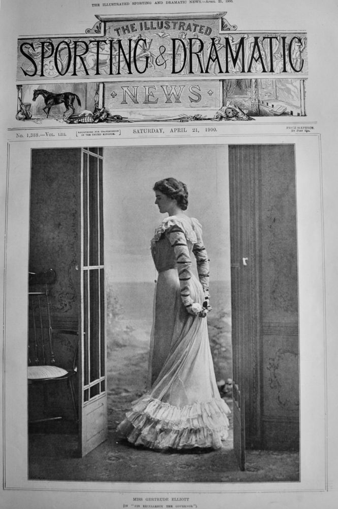 Miss Gertrude Elliott (in "His Excellency the Governor").  1900.