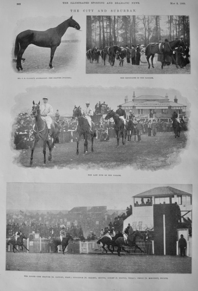 "The City and Suburban," and "The Great Metropolitan Stakes." 1900.