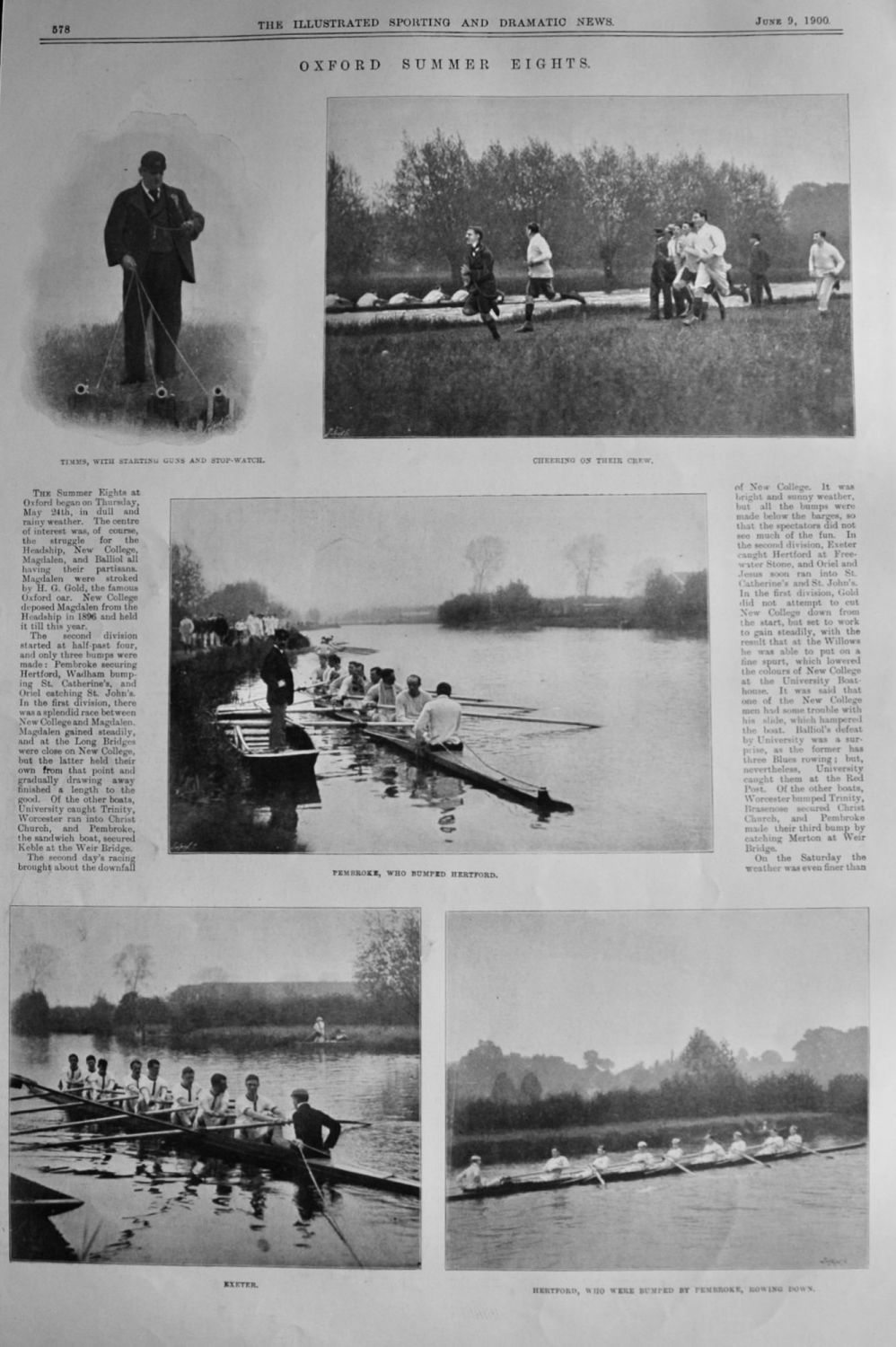 Oxford Summer Eights. 1900.