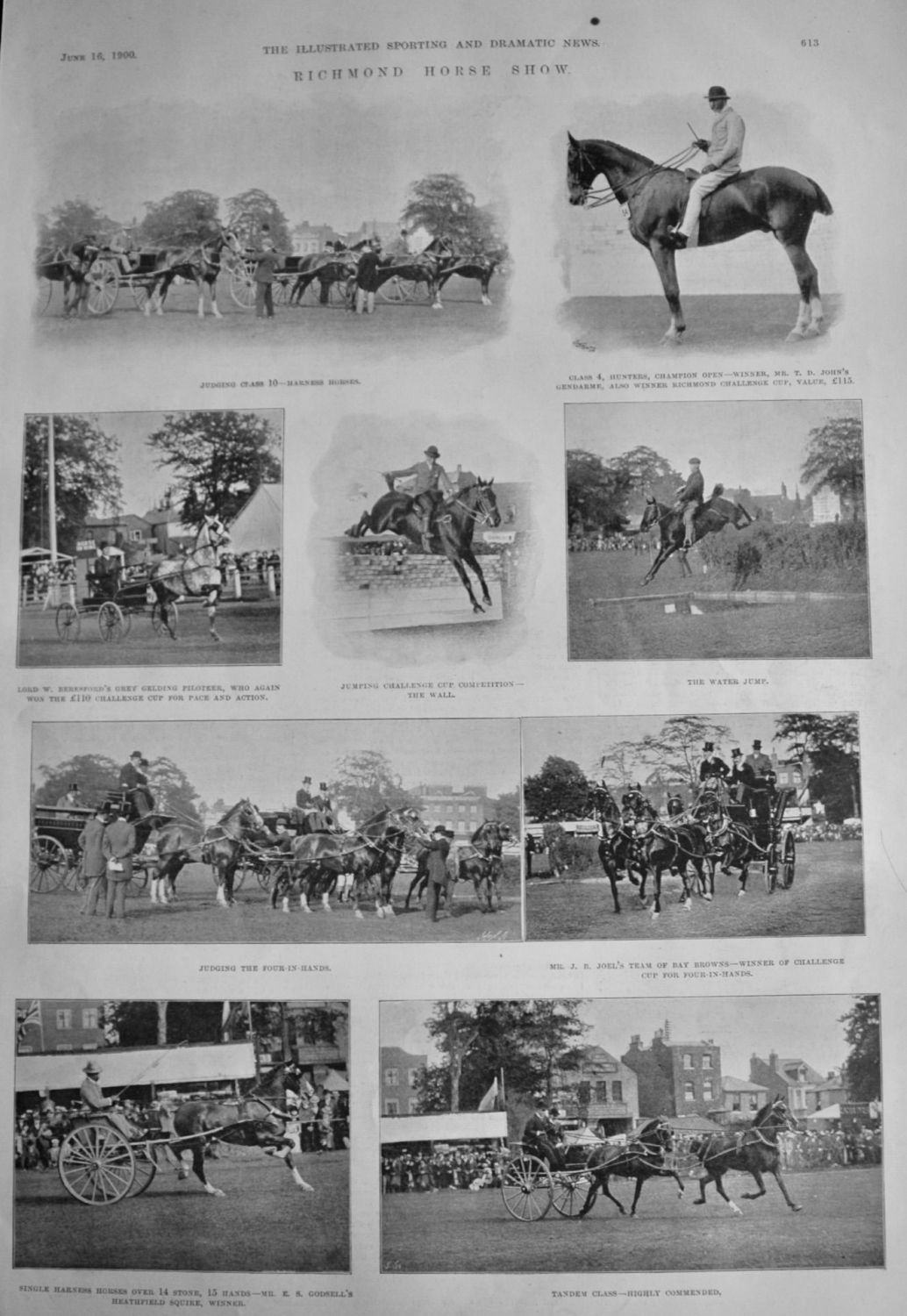 Richmond Horse Show.  1900.