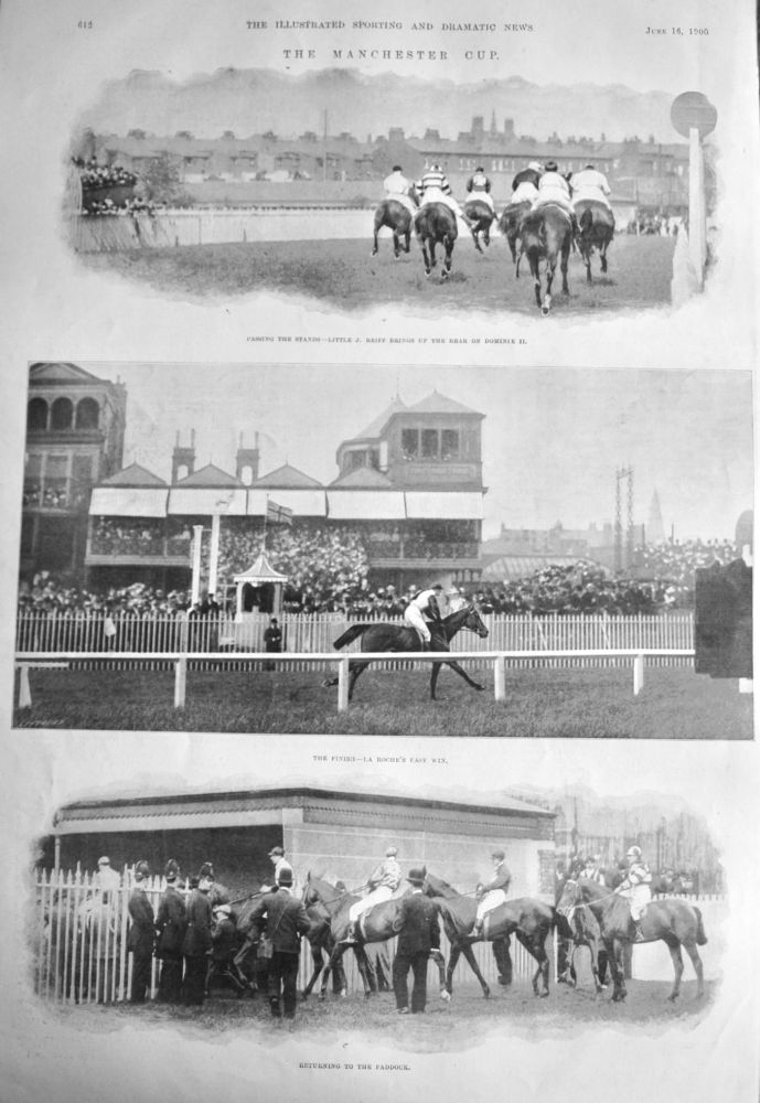 The Manchester Cup.  1900. (Horseracing)