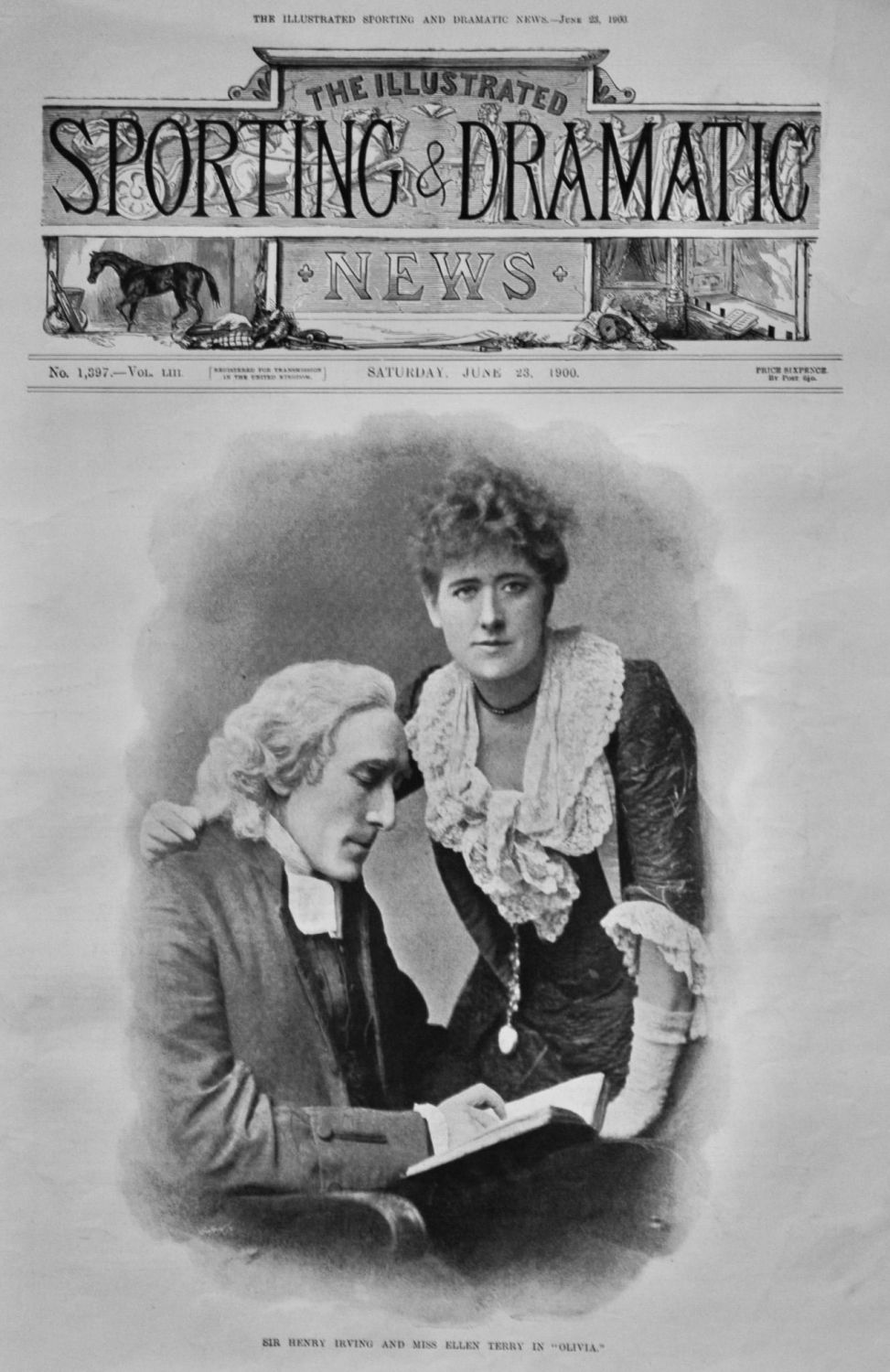 Sir Henry Irving and Miss Ellen Terry in 