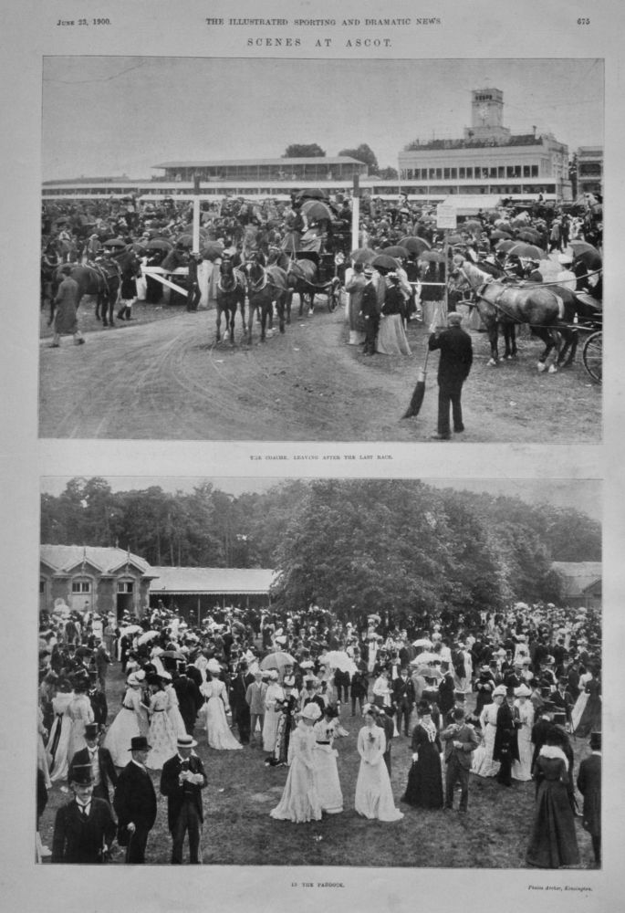 Ascot Races,  June 1900.