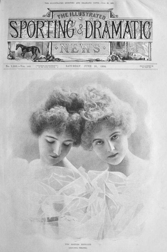 The Sisters Hengler. (Alhambra Theatre).  1900.