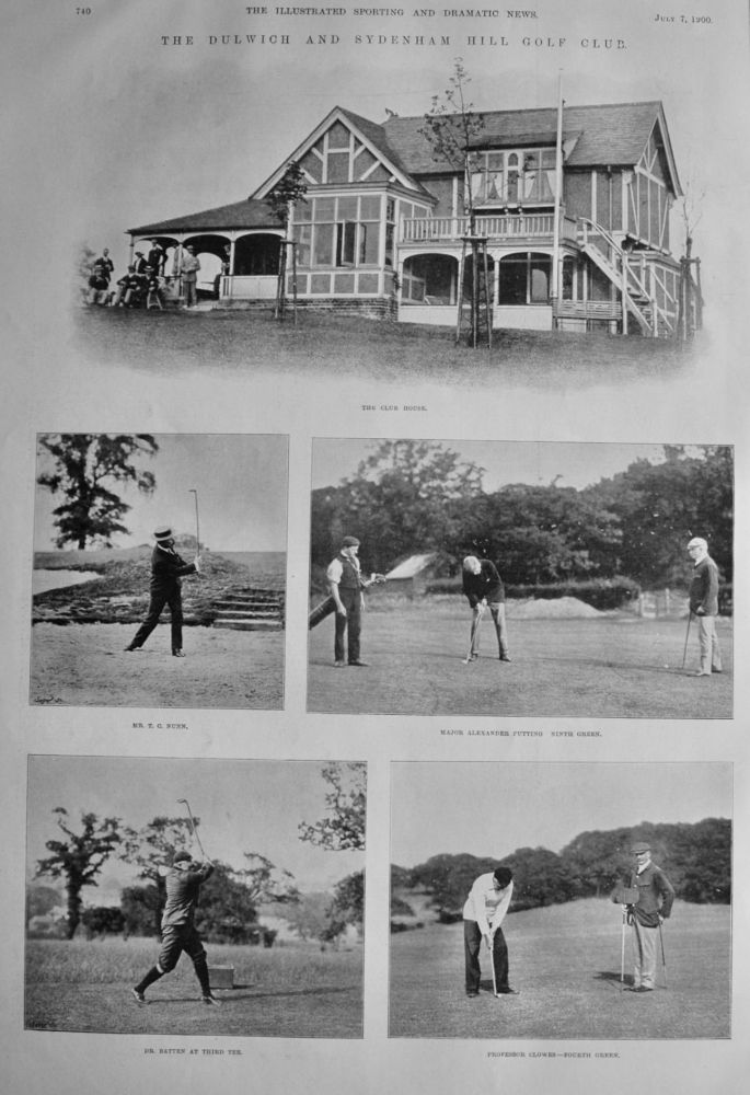 The Dulwich and Sydenham Hill Golf Club.  1900.